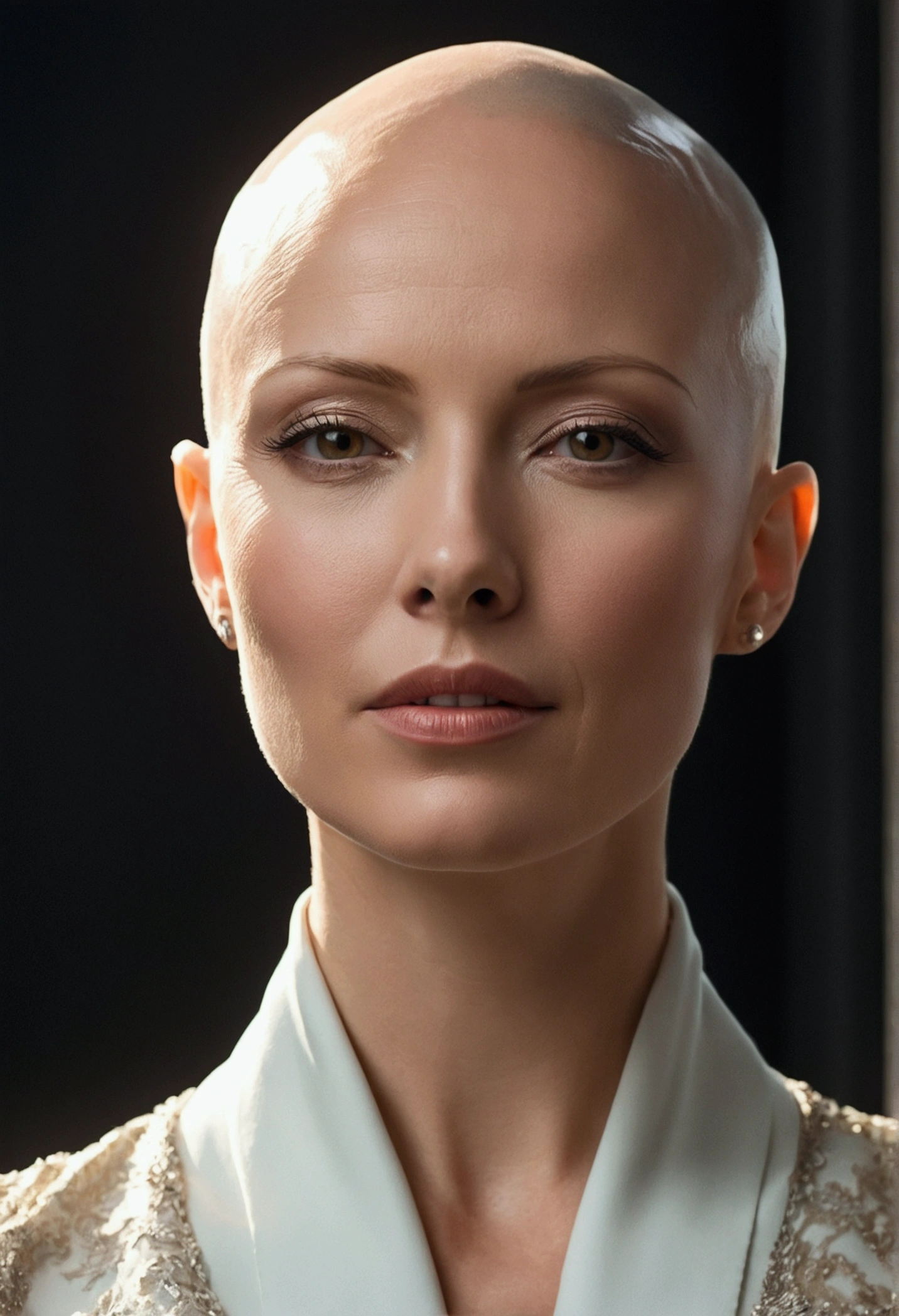 bald woman