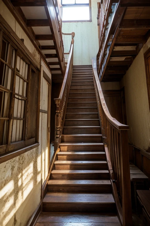 Abandoned house、Staircase Hall