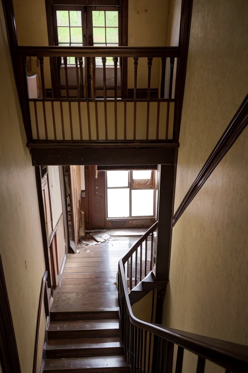 Abandoned house、Staircase Hall
