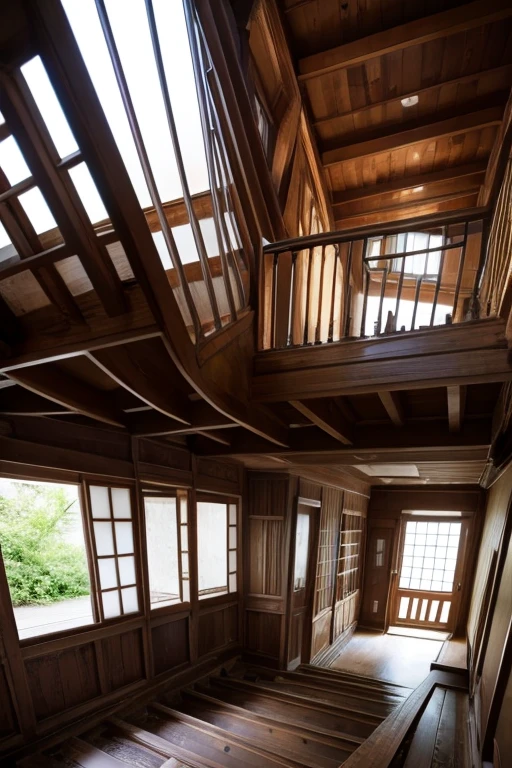 Abandoned house、Staircase Hall