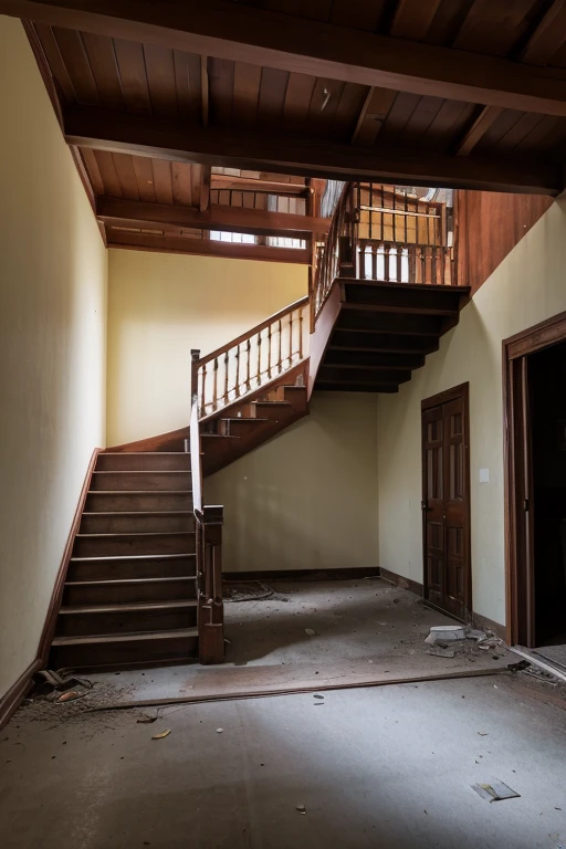 Abandoned house、Staircase Hall