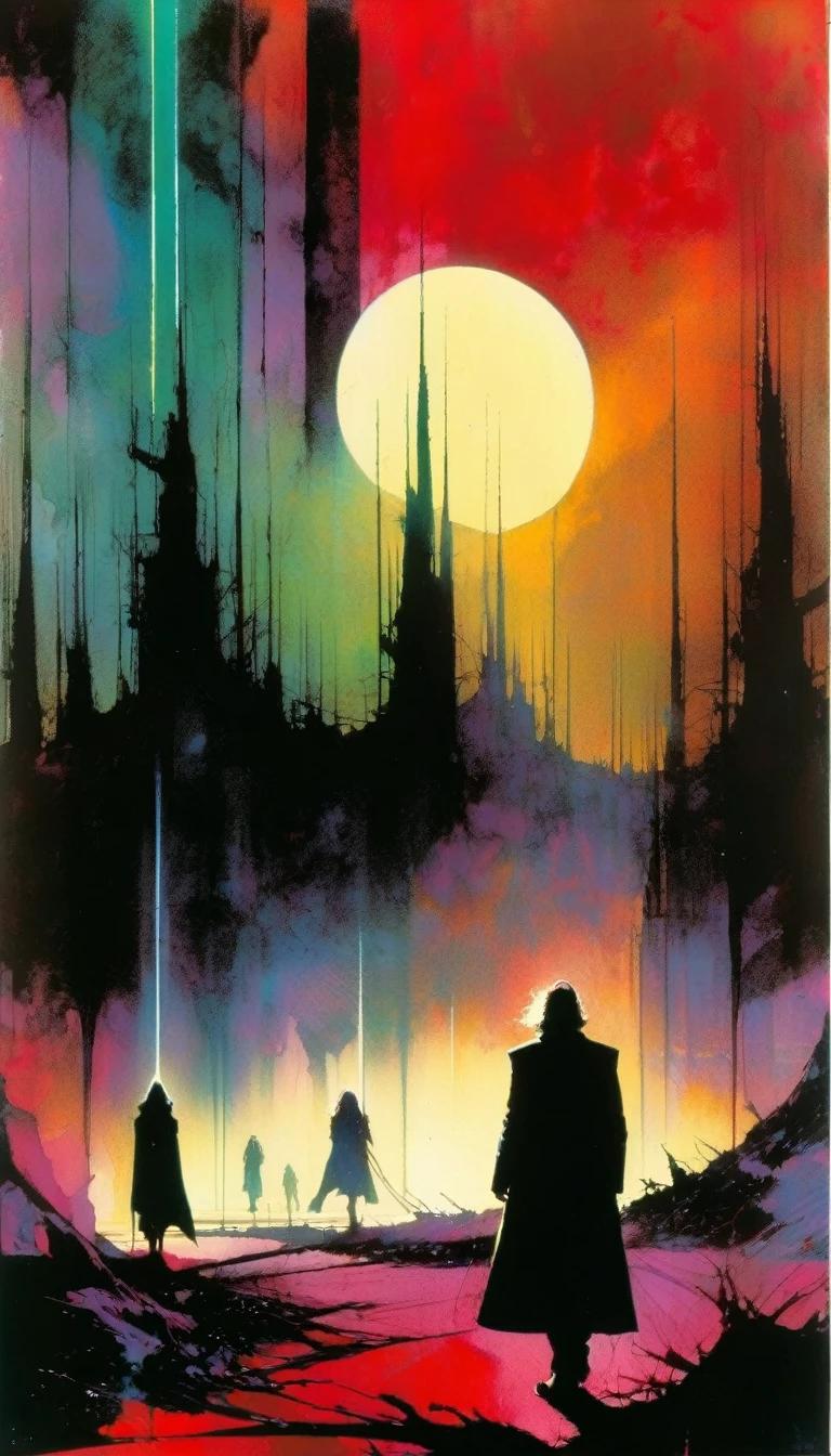 desolation, Bill Sienkiewicz inspired art