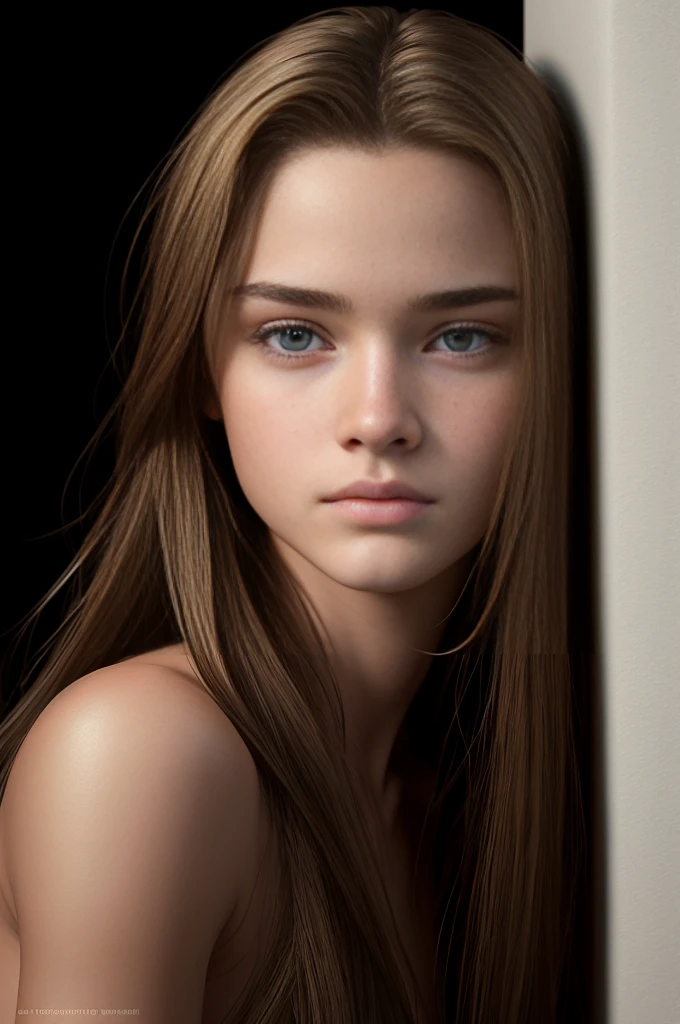 18 years old high school student, topless, long hair, upward-eyed, ((slim, )), photorealistic, photography, masterpiece, realistic, realism, photorealism, high definition and detailed realistic, detail, skin texture, ultra detail, realistic skin texture, armature, best quality, ultra high definition, (photorealistic: 1.4), high resolution, raw photography, vivid texture,