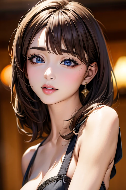 ((Highest quality)),(超High resolution),(Very detailed),(Detailed Description),((The best CG)),(masterpiece),Ultra-detailed art、(Highest quality、8k、32K、masterpiece)、(Realistic)、(Realistic:1.2)、(High resolution)、Very detailed、Very beautiful face and eyes、1 female、Tight waist、Delicate body、(Highest quality、Attention to detail、Rich skin detail)、(Highest quality、8k、Oil paints:1.2)、Very detailed、(Realistic、Realistic:1.37)、Bright colors、