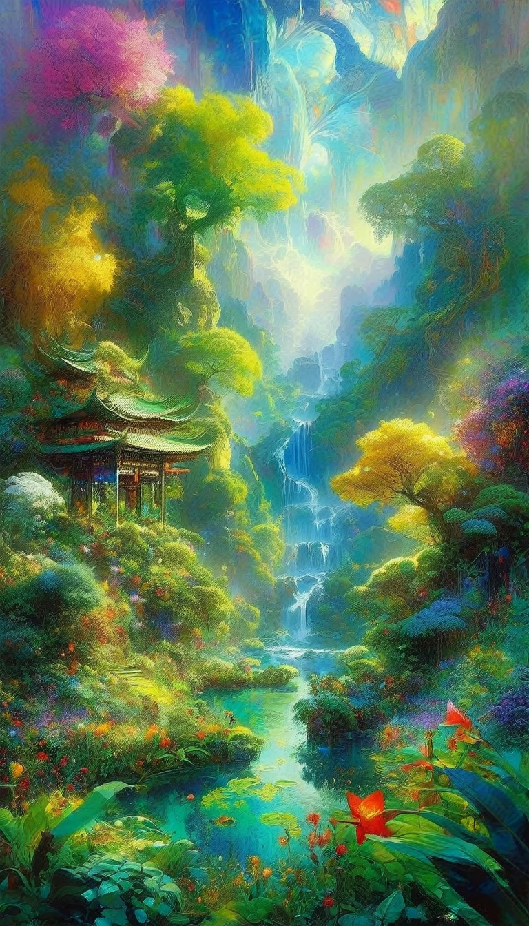 garden of eden Wadim Kashin inspired art
