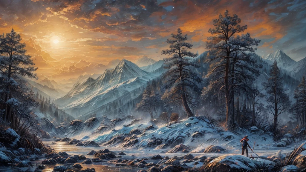 (head of'artwork), (best quality), (ultra-detailed),intricate details, {{8k_Background'screen}}, (((Eye in the Sky))), head of'artwork painting, Soleil en splendeur, Cold winter, sun in rags, Colorful Sky, cold colors, ((((cold nightmare, silencieux et sans vie)))), (colorful horror), ((cold and lifeless sun))