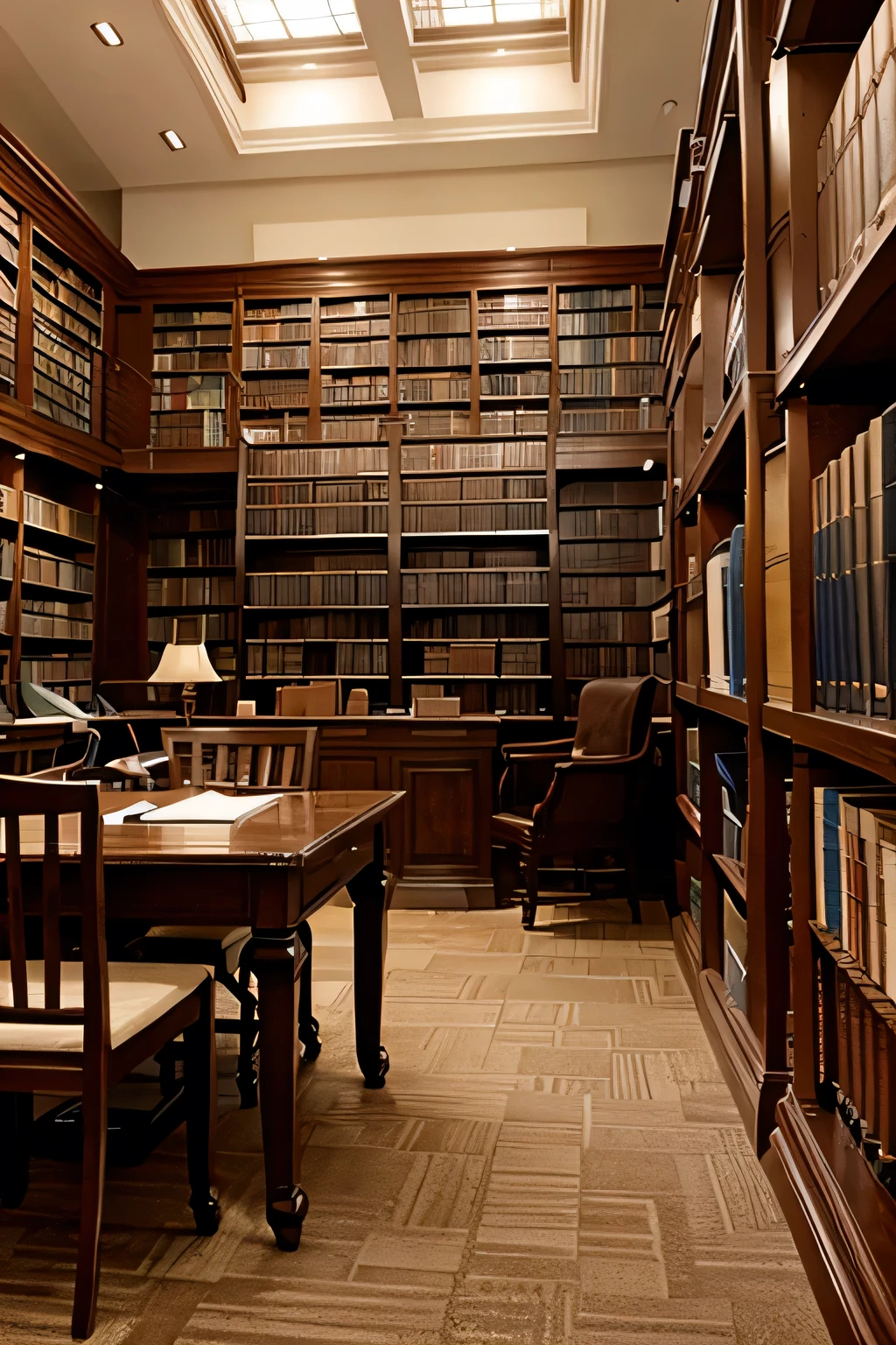 Make me a library look inside