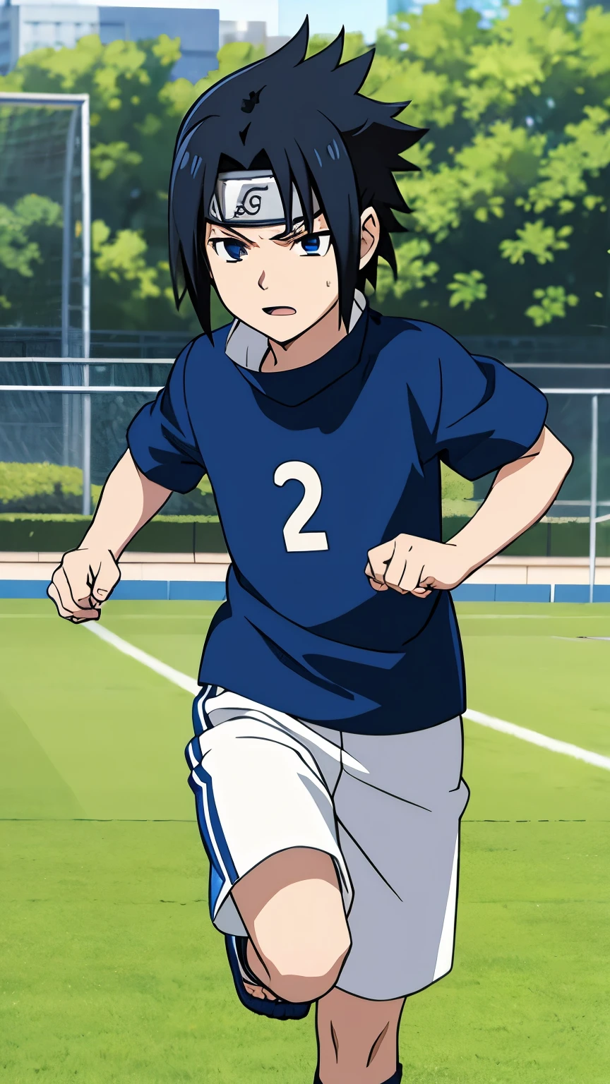 Sasuke, ,soccer uniform, running, 12-year-old boys,