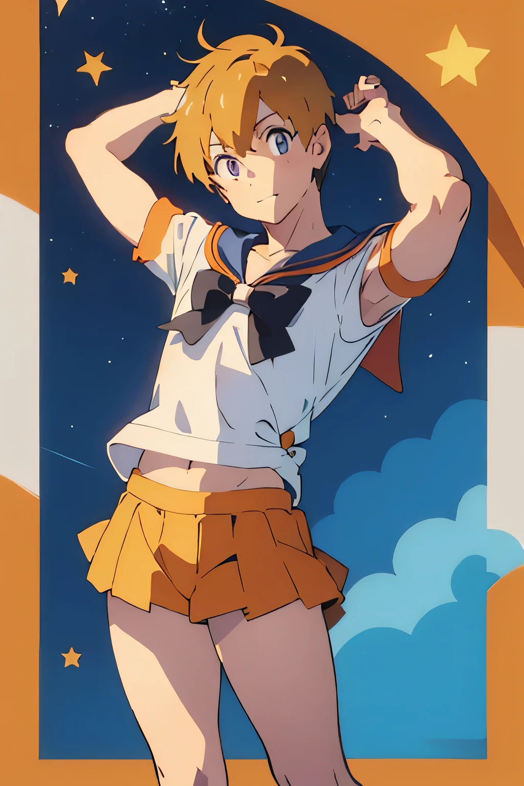 male boy man version of sailor venus