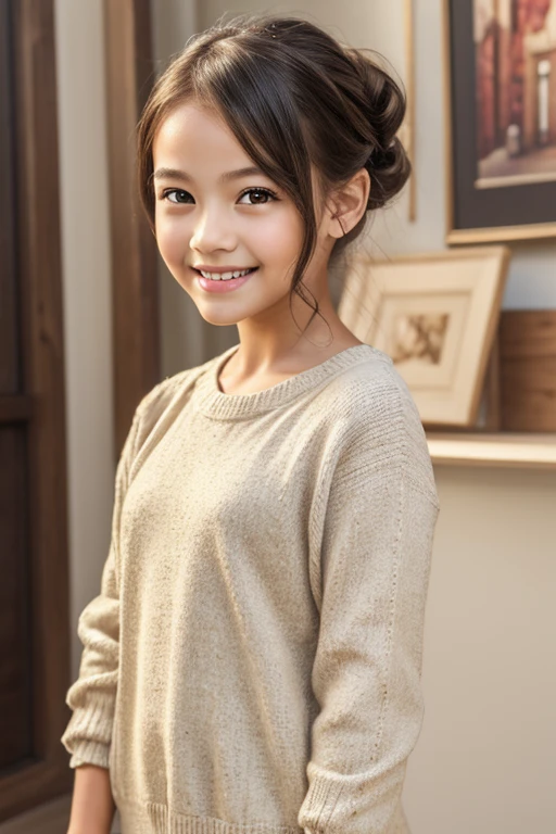 Professional Lighting,(Photorealistic:1.4), (Best image quality:1.0), (Dealing with the Children_v1:0.5)、(Highest quality detail:1.2)、Realistic、8k ウルトラHD、High resolution、(1 girl:1.2)、Super Details、CG、High Quality Shadows、Written boundary depth、Ray Tracing,(Natural smile:1.4),thin, Portraiture

((Best Quality, 8k, Masterpiece: 1.3)), 1girl, Superb Body, (Casual Hairstyle, ), Casual Clothes, Super Fine Face, Detailed Eyes, Smile, Home, Full Body Shot