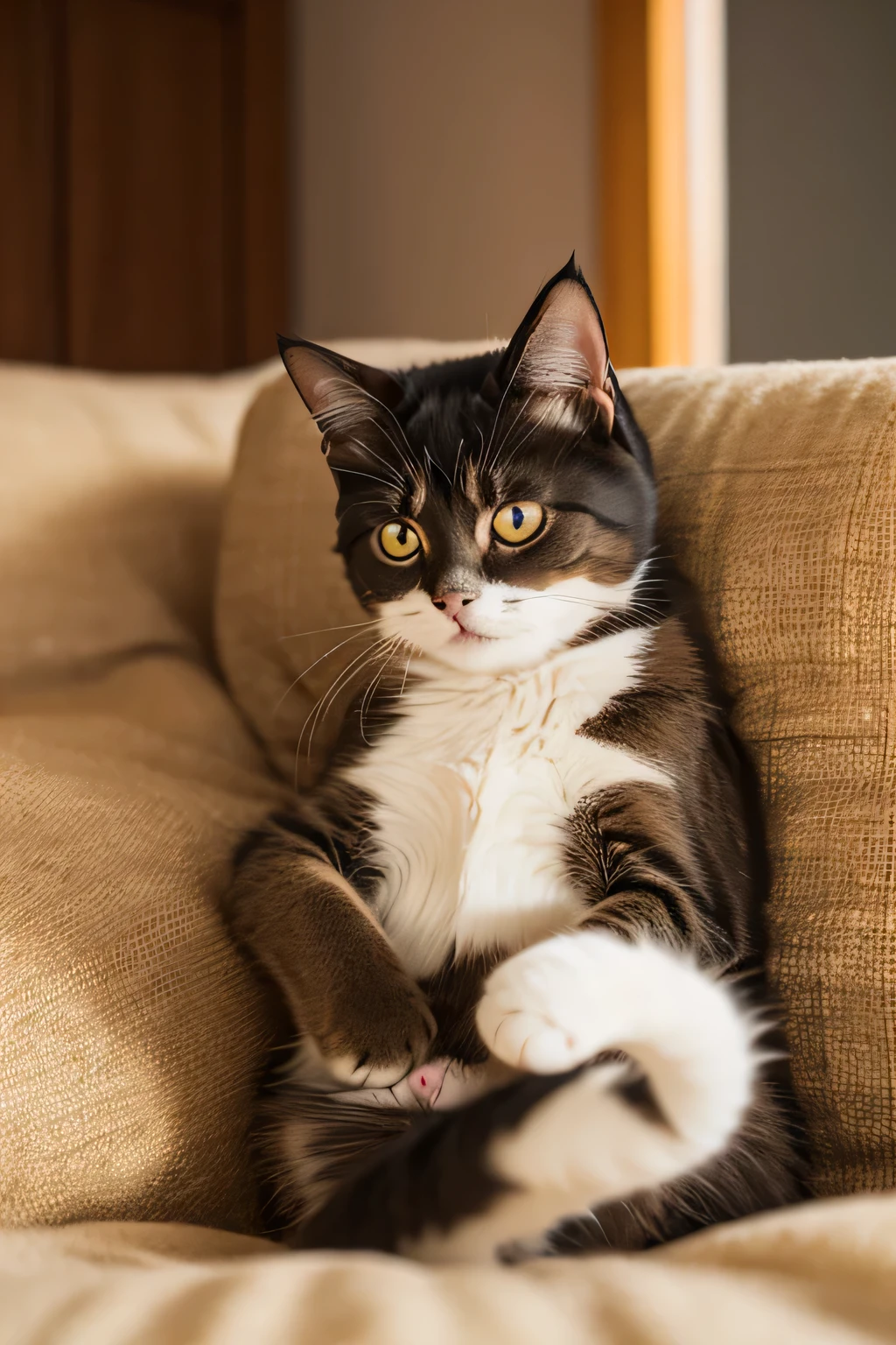 Cat waking up early