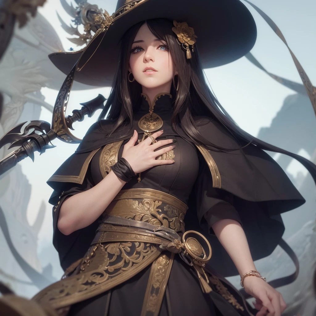 Same composition as the person in the original image、color、Please describe it in detail，Draw anatomically correct fingers，