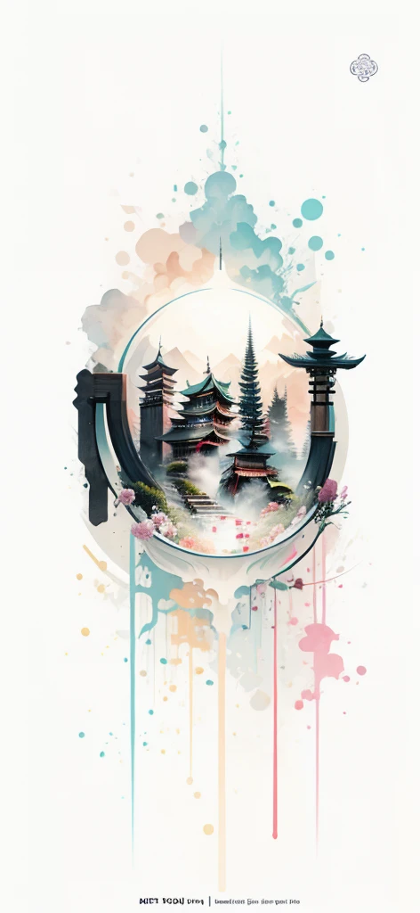 (Numerical Art,Inks and washes:1.2),Nobody, Mountain々, wood, Rivers,Flowers,Lotus flower, (Oriental elements, Chinese colors, Senior Color Matching), (3D sculpture,Rendering with Octane,Volumetric Light,Natural soft light,), (Very delicate:1.2, Losing focus:1.2, Very colorful, Cinema Lighting, Chiaroscuro,Ray Tracing), masterpiece, Super rich,Very detailed,8k, Zurrison_style_wonderful_wall
