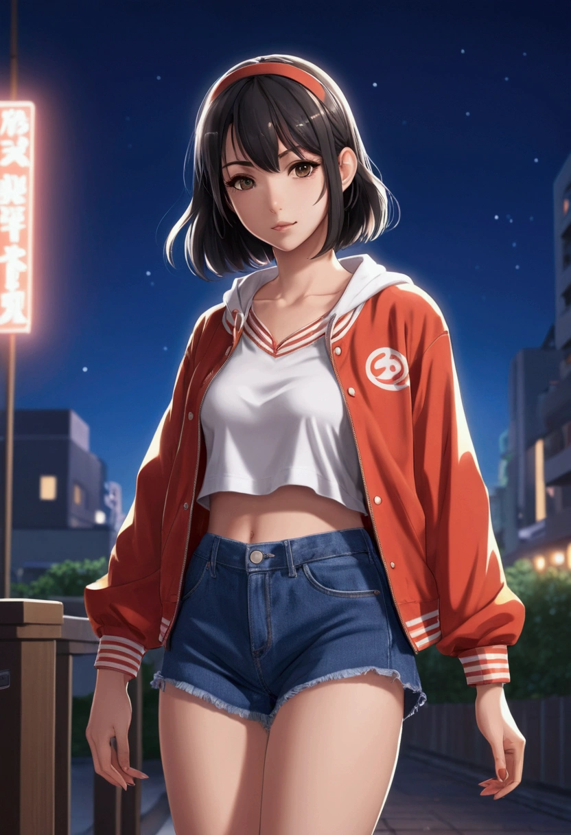 Girl stole anime 2D hot short outfit