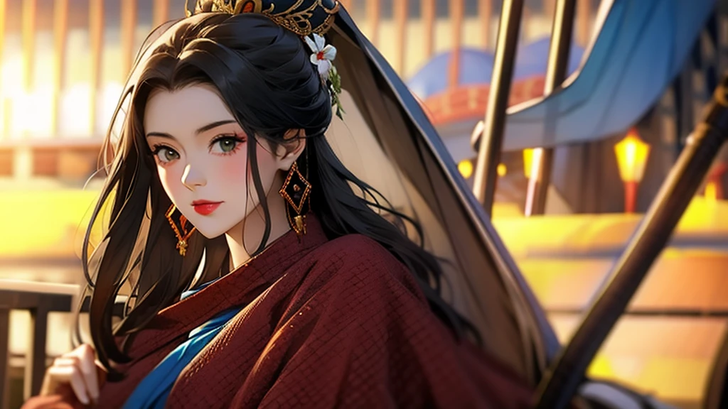 a beautiful girl oarswoman