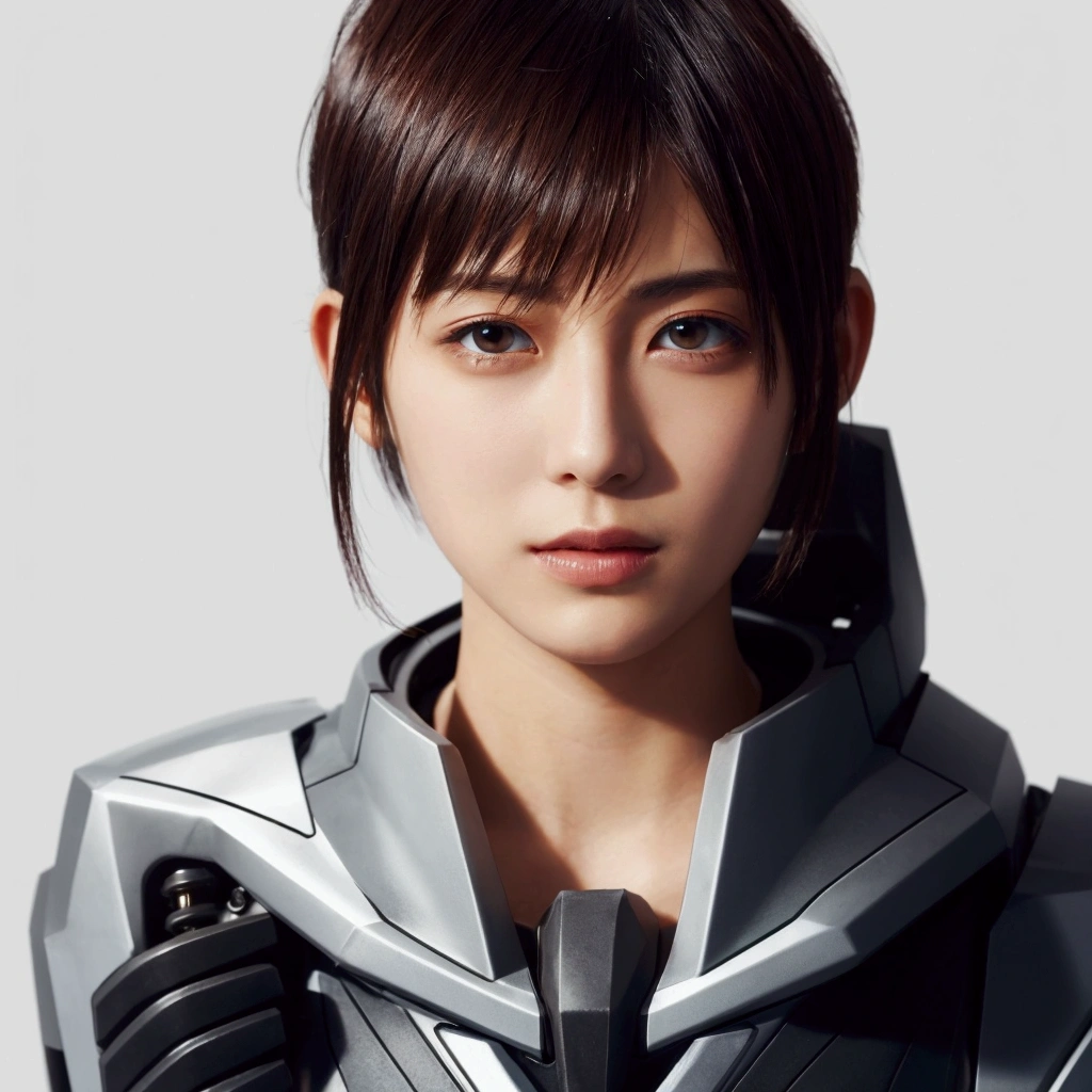 mechanical, Mecha, One person, One personで, short hair, Profile