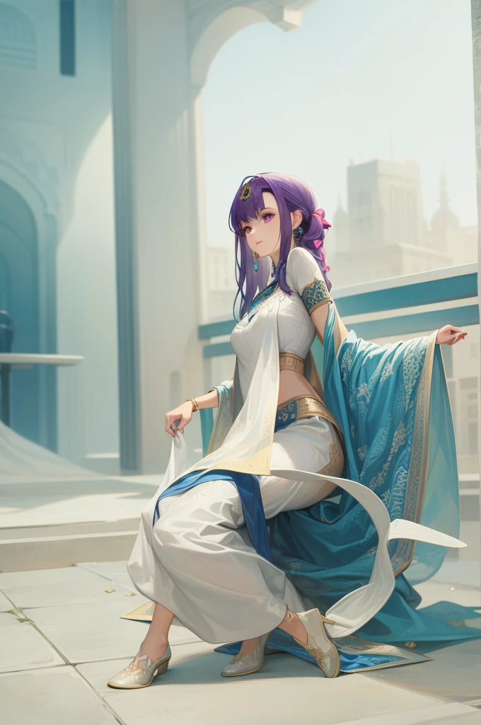 parvati, parvati, long hair, (purple eyes:1.1), purple hair,
BREAK (masterpiece:1.2), best quality, high resolution, unity 8k wallpaper, (illustration:0.8), (beautiful detailed eyes:1.6), extremely detailed face, perfect lighting, extremely detailed CG, (perfect hands, perfect anatomy),