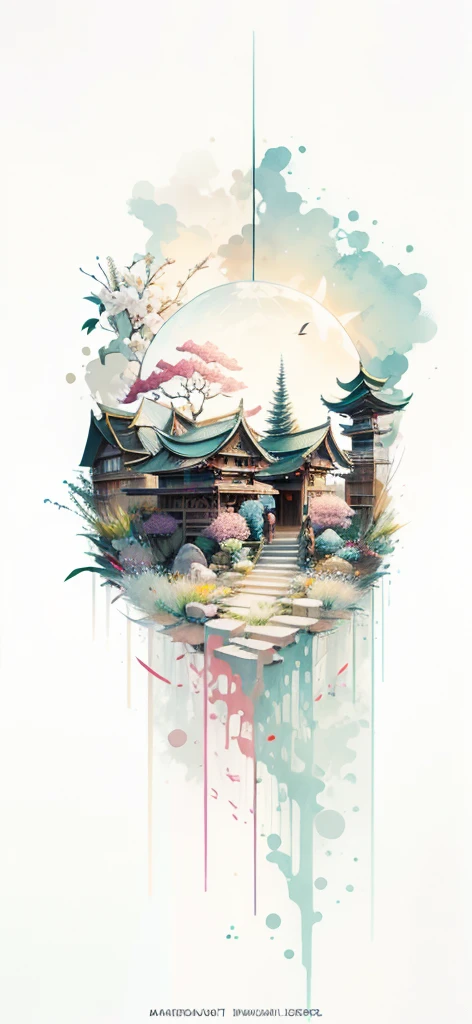 (Numerical Art,Inks and washes:1.2)，Nobody, Mountain々, wood, Rivers，Flowers，Lotus flower， (Oriental elements, Chinese colors, Senior Color Matching),  (3D sculpture，Rendering with Octane，Volumetric Light，Natural soft light，), (Very delicate:1.2, Losing focus:1.2, Very colorful, Cinema Lighting, Chiaroscuro,Ray Tracing), masterpiece, Super rich,Very detailed,8k, Zurrison_style_wonderful_wall
