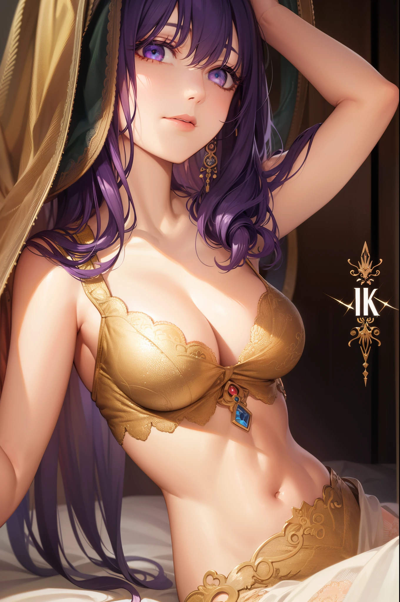 parvati, parvati, long hair, (purple eyes:1.1), purple hair,
BREAK (masterpiece:1.2), best quality, high resolution, unity 8k wallpaper, (illustration:0.8), (beautiful detailed eyes:1.6), extremely detailed face, perfect lighting, extremely detailed CG, (perfect hands, perfect anatomy),