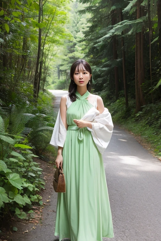 Mountain、green