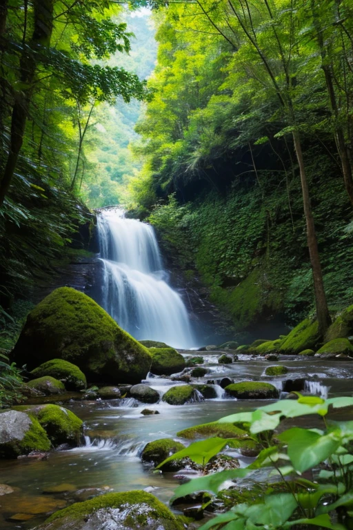 Mountain、green