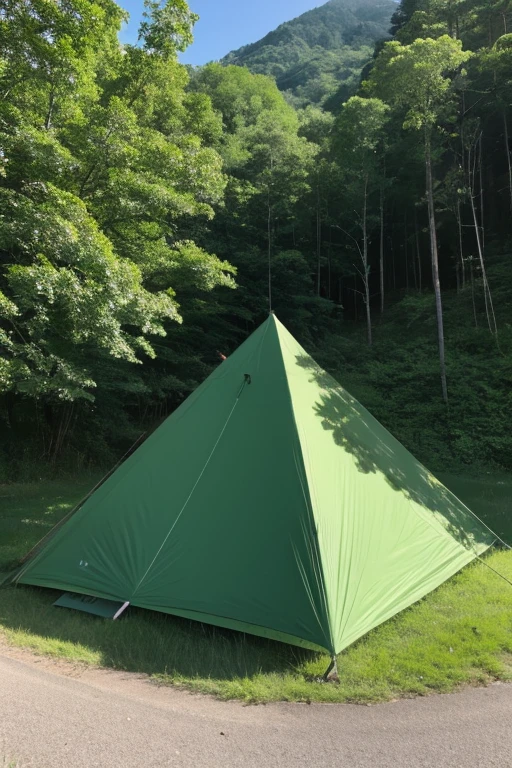 Mountain、green