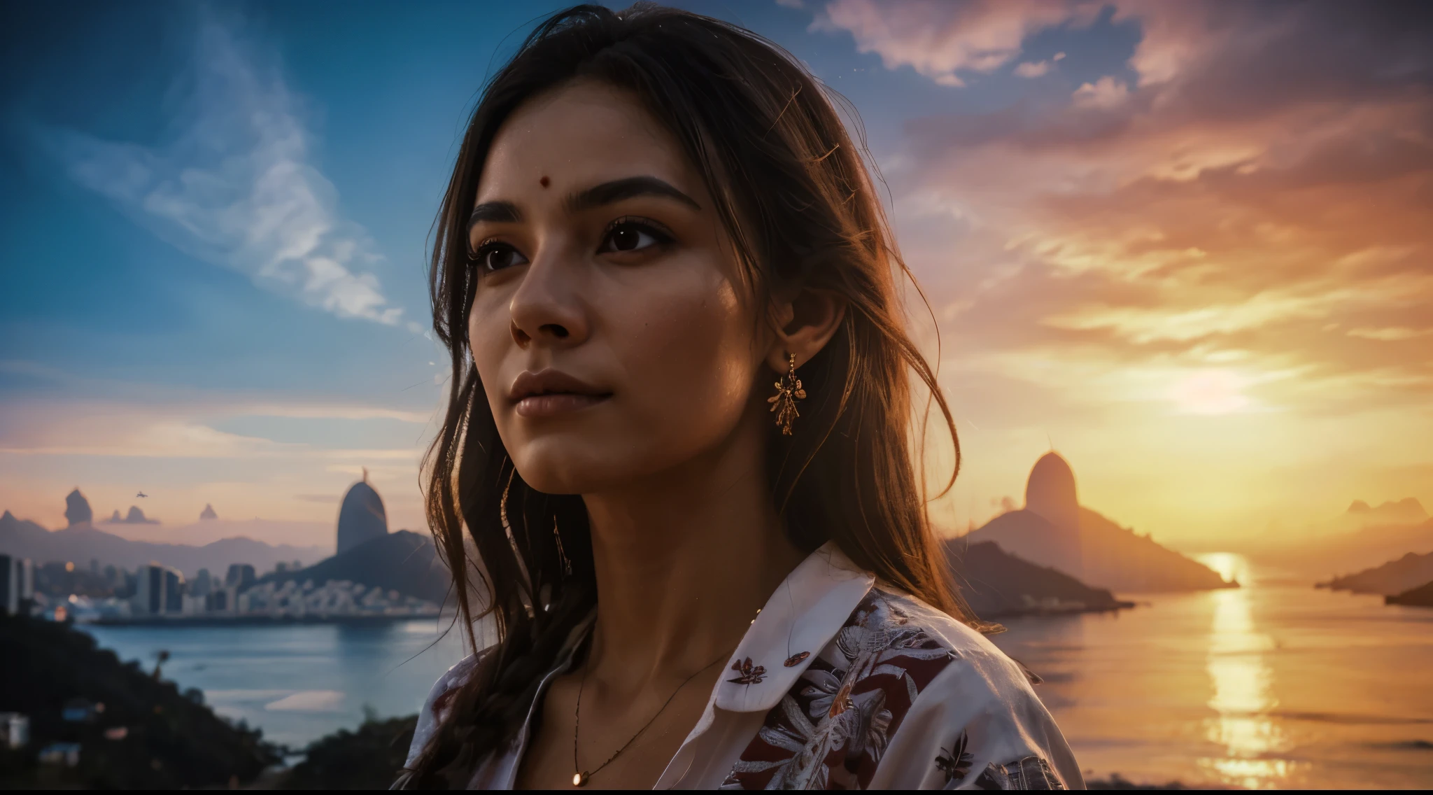 a person meditating in a favela of Rio de Janeiro, wearing loose clothing, intricate details, cinematic lighting, beautiful detailed eyes, beautiful detailed lips, extremely detailed face, long eyelashes, 1 person, meditation, peaceful, serene, calm, favela, Rio de Janeiro, Brazil, loose clothing, intricate details, cinematic lighting, (best quality,4k,8k,highres,masterpiece:1.2),ultra-detailed,(realistic,photorealistic,photo-realistic:1.37),HDR,UHD,studio lighting,ultra-fine painting,sharp focus,physically-based rendering,extreme detail description,professional,vivid colors,bokeh,portrait