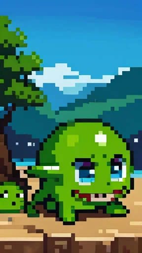 Slime, Dragon Quest, Eyes and mouth, Weakest Monster