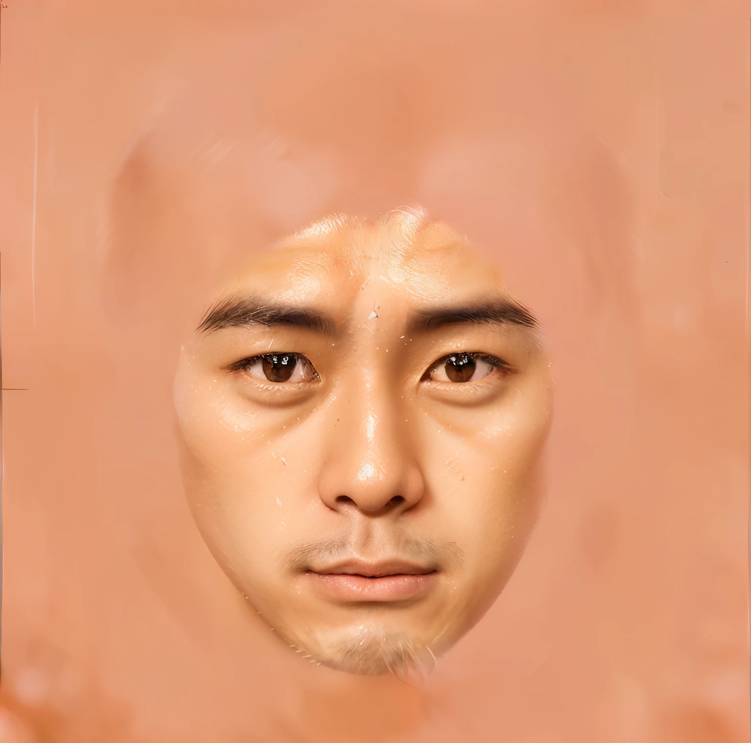 there is a man with a very large eye looking at the camera, south east asian with round face, asian face, detailed face of a asian boy, asian male, korean symmetrical face, portrait symetrical, asian human, (((luke chueh))), realistically rendered face, symetrical portrait, asian man, only one head single portrait, symmetrical centered portrait
