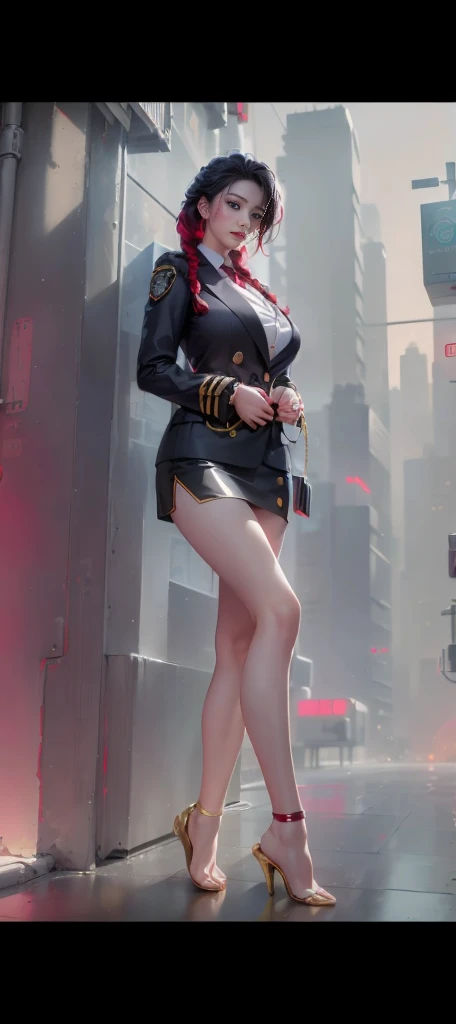 Move the center of gravity back, squatting, open legs, split legs, 90 degree knees、high heels on the ground、best quality, masterpiece, (realistic:1.2), 1 girl, gray color hair, brown eyes,Front, detailed face, beautiful eyes,big ,spread armpit, perforated silky white bra, , no underwear,hot poses,shiny thighs,skin pores,shaved armpits, slender body, sweating,