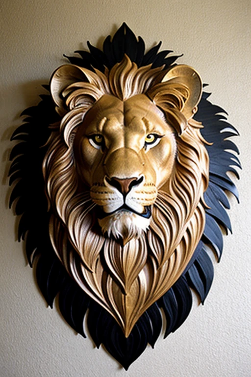Dragon with lion face