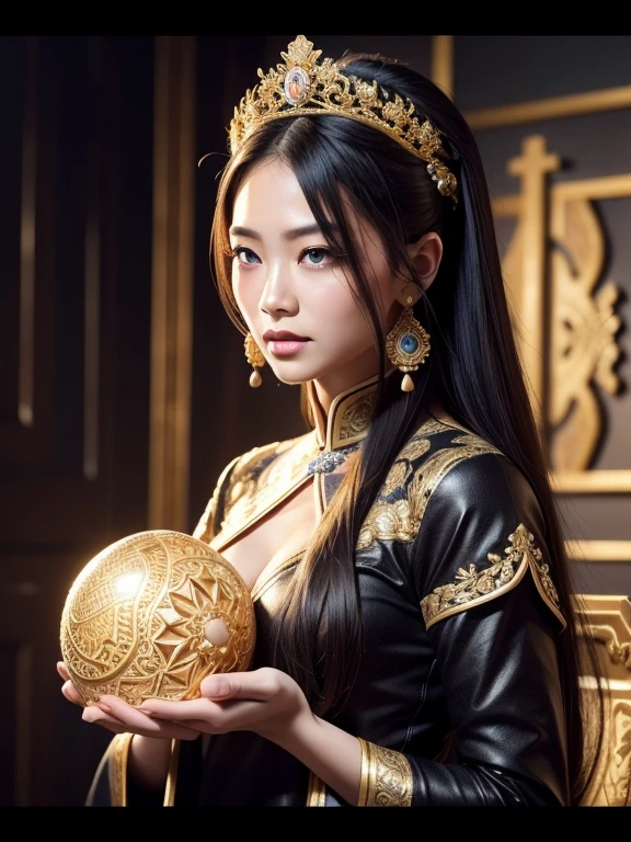 To be or not to be, this is a question, official art, unity 8k wallpaper, Ultra detailed, beautiful and aesthetically pleasing, masterpiece, Best quality, photorealistic, (zenconfuse, mandala, confuse, enconfuse), sophisticated clothes, extremely detailed, Dynamic angle, the most beautiful form of chaos, elegant, brutalist developed, bright colors, the romanticism of Zhongfenghua