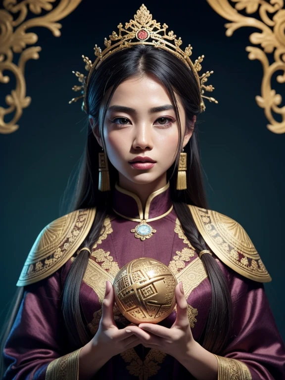 To be or not to be, this is a question, official art, unity 8k wallpaper, Ultra detailed, beautiful and aesthetically pleasing, masterpiece, Best quality, photorealistic, (zenconfuse, mandala, confuse, enconfuse), sophisticated clothes, extremely detailed, Dynamic angle, the most beautiful form of chaos, elegant, brutalist developed, bright colors, the romanticism of Zhongfenghua 
