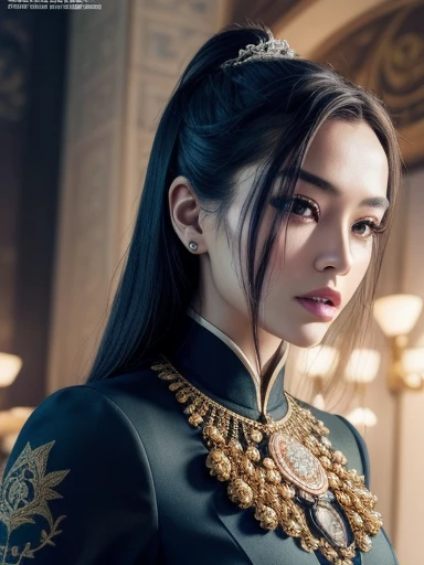 To be or not to be, this is a question, official art, unity 8k wallpaper, Ultra detailed, beautiful and aesthetically pleasing, masterpiece, Best quality, photorealistic, (zenconfuse, mandala, confuse, enconfuse), sophisticated clothes, extremely detailed, Dynamic angle, the most beautiful form of chaos, elegant, brutalist developed, bright colors, the romanticism of Zhongfenghua 