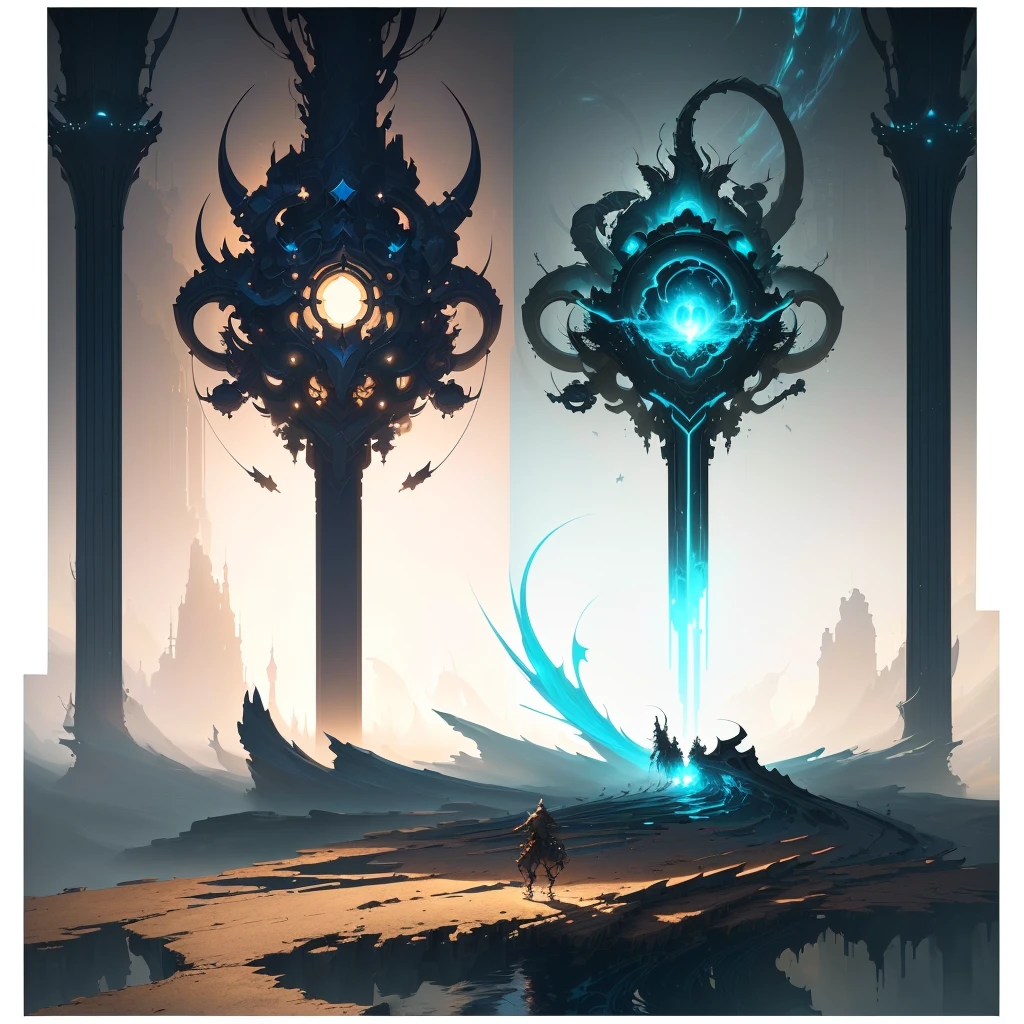 masterpiece, best quality, (extremely detailed CG unity 8k wallpaper), (best quality), (best illustration), (best shadow), absurdres, realistic lighting, (Abyss), beautiful detailed glow, art by PeterMohrBacher,