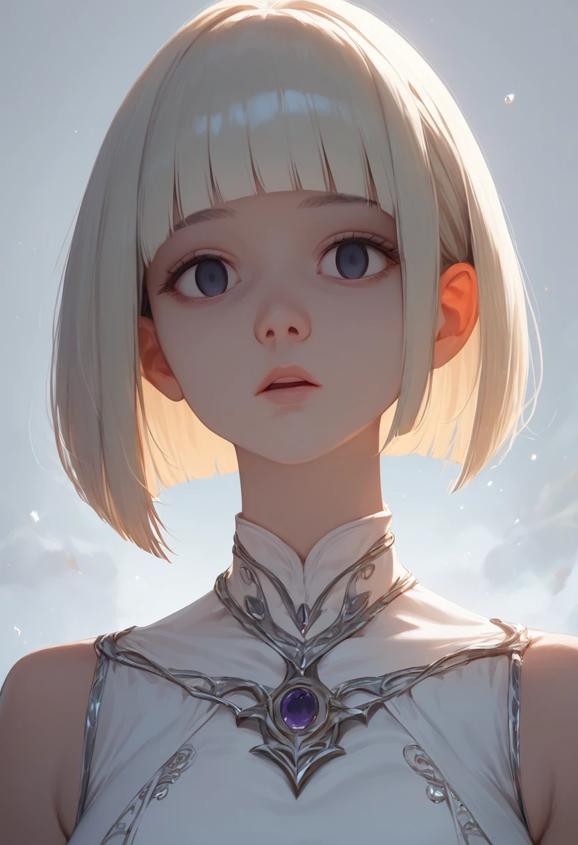 score_9,score_8_up,score_7_up,masterpiece,best quality, source anime, realistic, super detailed, extreme detailed, rating_safe,
1girl, ghostly girl, (close up face:1.3),
short hair, bob cut, (blunt bangs), (large breasts:0.9),
white dress, simple dress, expressionless, empty eyes, open mouth, simple background,