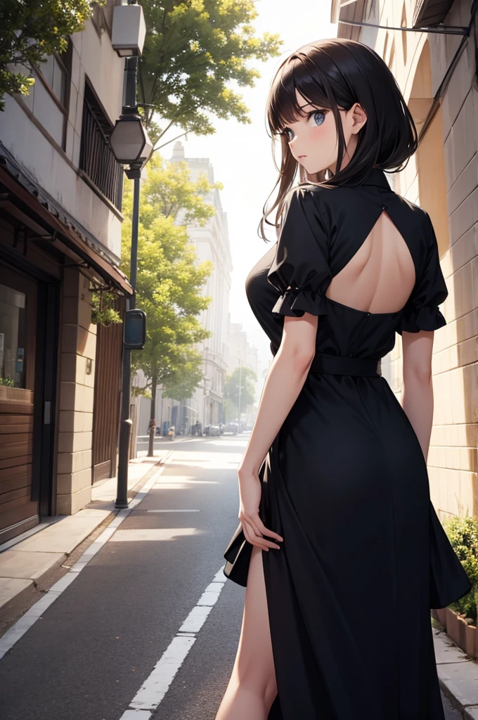 looking back