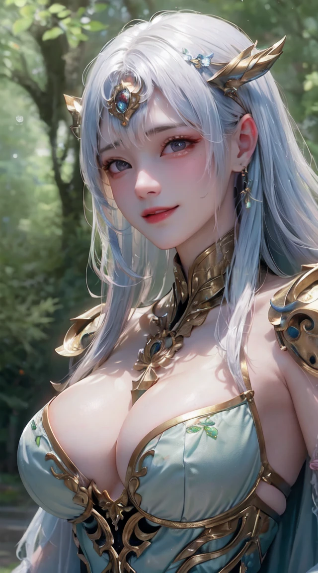 Masterpiece, best quality, 8K, high res, ultra-detailed, A stunning fantasy scene, adorned by vibrant flowers, towering pines, and delicate bamboo groves,no humans, sakura, beautiful view, ultra-detailed, fine detailed, highly detailed, intricate, highly detailed, ultra-detailed, scenery,no humans, lush green mountains, winding rivers, misty atmosphere, solitary, intricate details, delicate features, verdant trees, blooming flowers, druid's circle, soft moss, deep forest, intricate leaves and vines, wisps of light, still pool of water, pristine, verdant green, A picturesque scene of a waterfall cascading down a high cliff amongst lush greenery, adorned by vibrant flowers, towering pines, and delicate bamboo groves.a close up of a robot with a red eye and a sword, movie still of a villain cyborg, inspired by Raymond Swanland, wearing witchblade armor, movie still of a alien cyborg, style of raymond swanland, crysis nanosuit, intricate assasin mecha armor, face of an armored villian, movie still of a cool cyborg