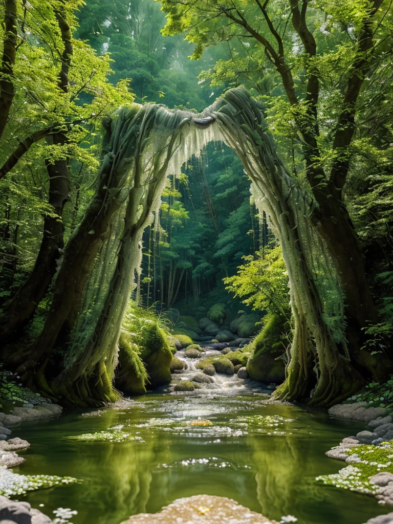 A serene, awe-inspiring landscape under the warm embrace of the sun. A lush, verdant forest swaying gently in the breeze, with sparkling streams and vibrant blooms. One with nature, filled with a deep sense of gratitude towards the divine Creator.
detailed landscape, peaceful forest, flowing river, blooming flowers, sunlight, serene atmosphere, (best quality,4k,8k,highres,masterpiece:1.2),ultra-detailed,(realistic,photorealistic,photo-realistic:1.37),HDR,UHD,studio lighting,ultra-fine painting,sharp focus,physically-based rendering,extreme detail description,professional,vivid colors,natural lighting