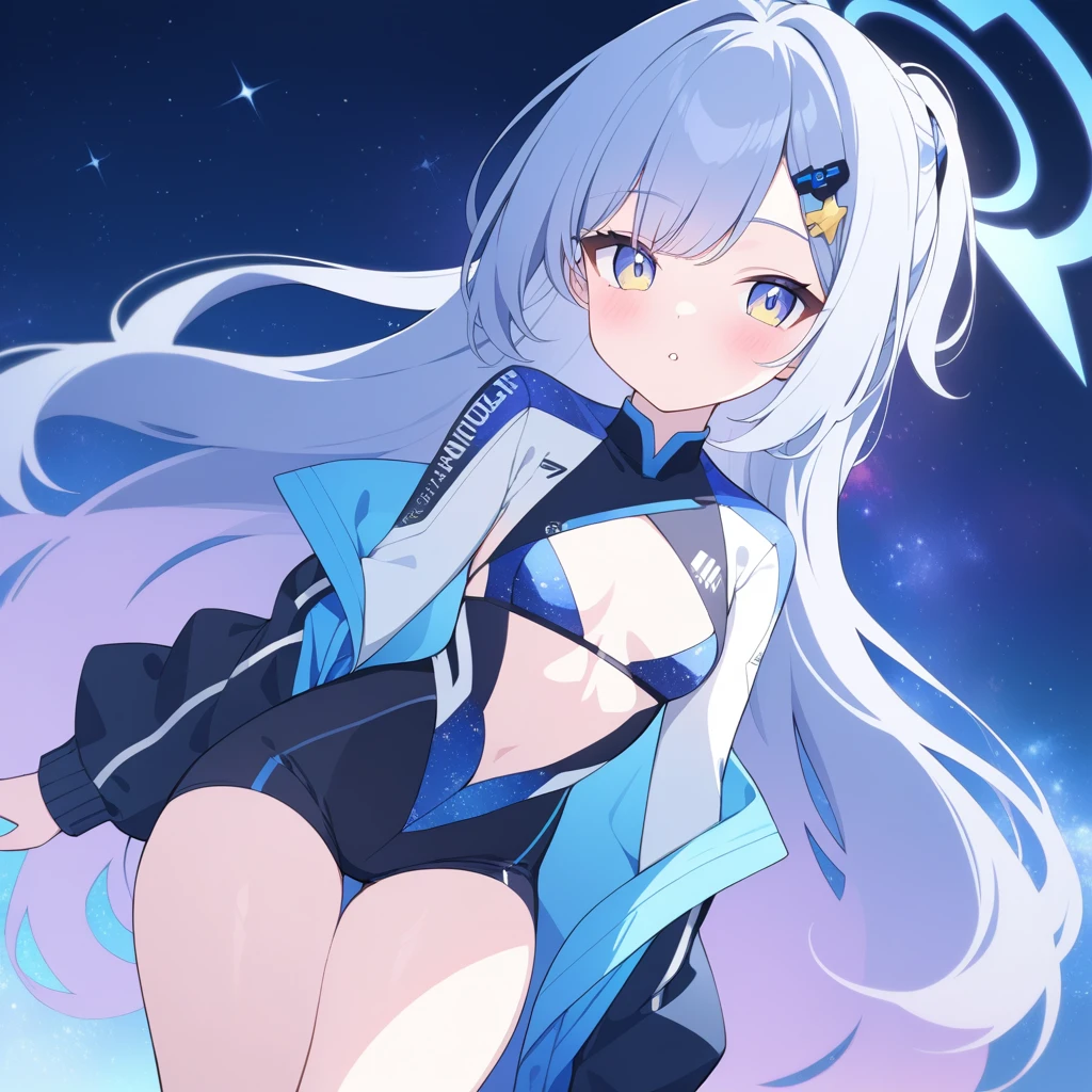 High quality,blue archive styles,galaxy girl