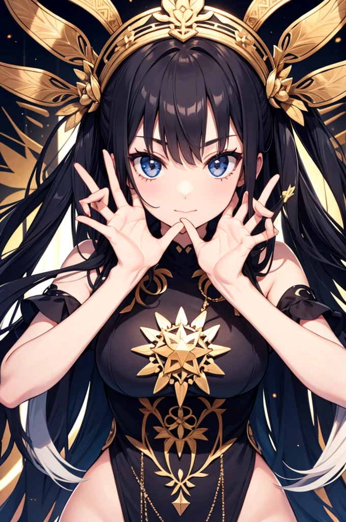 symmetrical hand pose