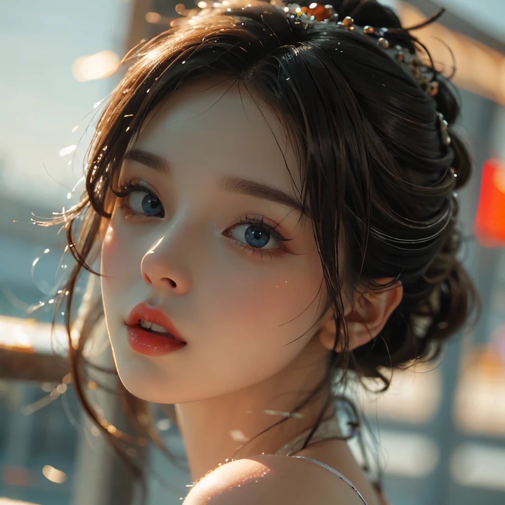ExtremelyDetailed KAWAII girl Face,(Close-up big lips), glossy lips with beautiful details, Coquettish tongue, Kissing to camera, towards the viewer, 8K TopQuality masterpiece,an extremely delicate and beautiful (ProfessionalPhoto:1.37), Amazing,finely detail,official art,incredibly absurdres,ultra-detailed,close-up shot, close up, (fish eye lens), wide lens, macro lens, Detailed brilliant Eyes ElaboratePupils with (sparkling highlights:1.28) (Delicate Voluminous LongEyelashes:0.88), (offshoulder ExposedShoulder)