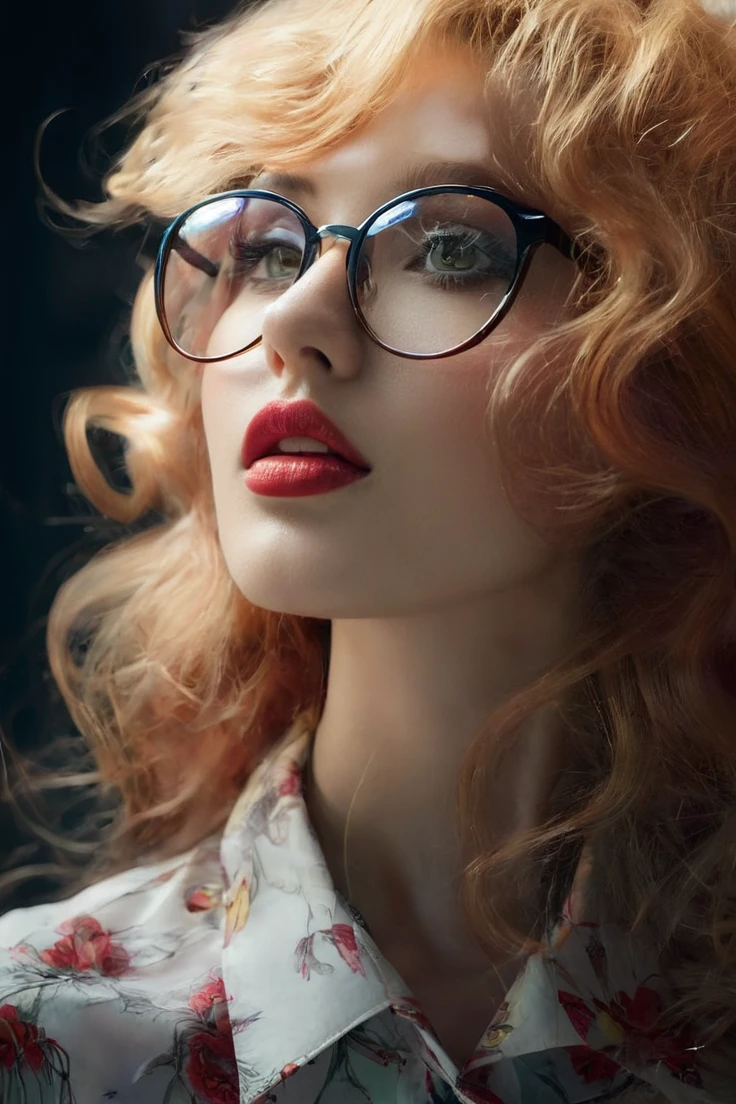 Hot model is standing in front of me, staring at me, beautiful girl, hot figure, staring eye's, rib show in top of shirt,