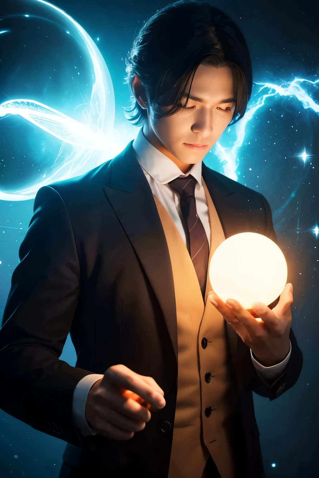 A Man Who Can Use Magic　Light energy ball