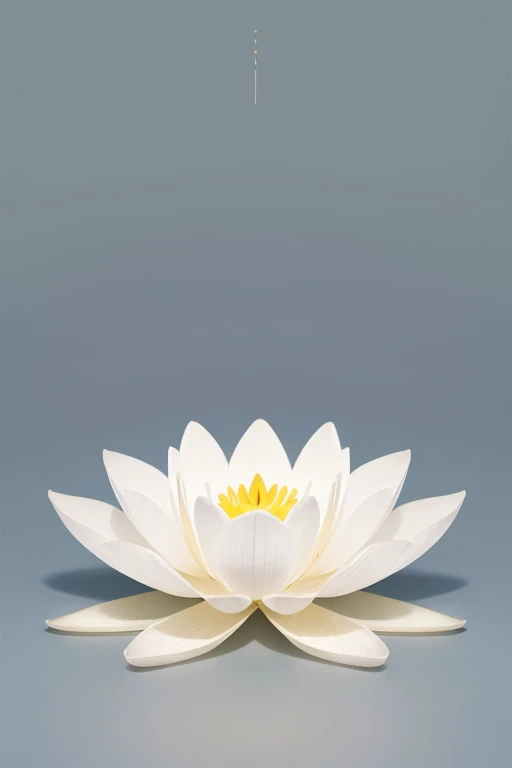 A beautiful and minimalist lotus flower icon. The design should be simple yet elegant, with clean lines and soft pastel colors. The lotus should be centered and symmetric, with a focus on delicate petals. The background should be plain, preferably in a light, neutral color to make the lotus stand out.