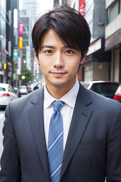 Businessman, Japanese, male, Cute