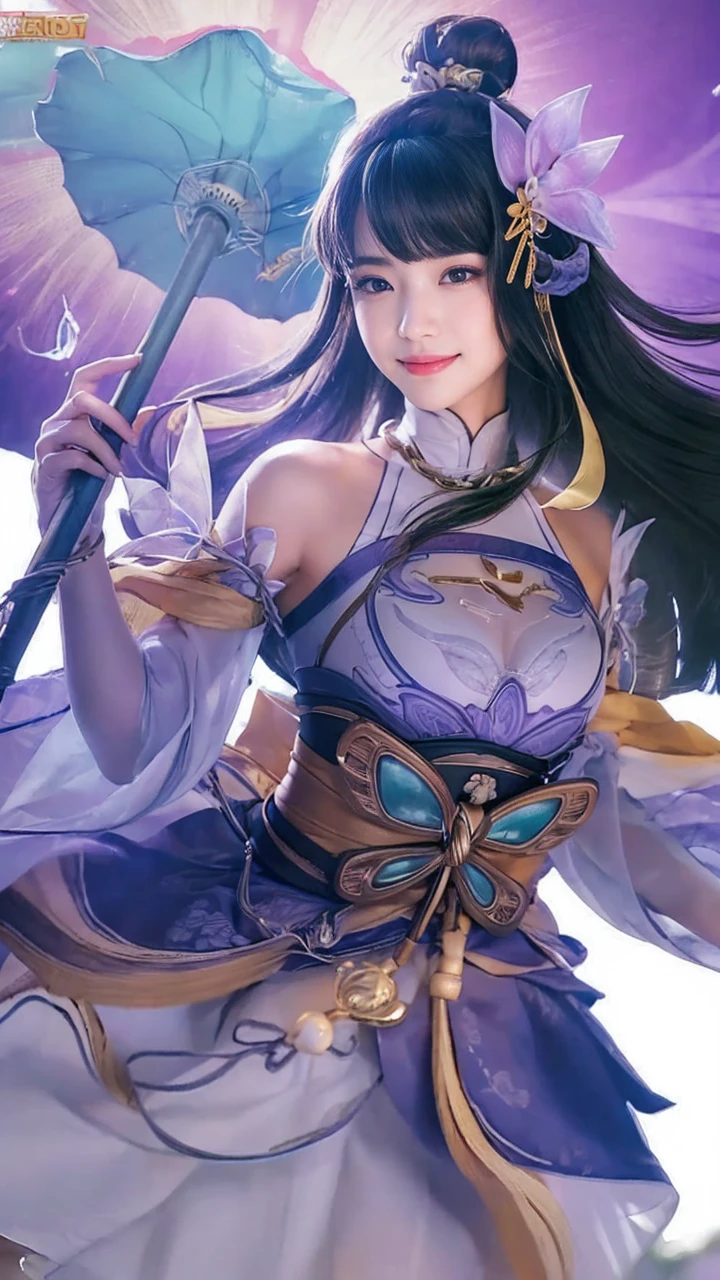 (masterpiece, Highest quality:1.1), (8k, RAW Photos, Photo realistic:1.2, f22), (Glowing Skin), Detailed skin, Detailed face, smilee,fine grain,Long Hair, break, Real World, (Very detailed, Cleavage), Intricate details, smile, One Girl, (shirt)、 (Okinawa:1.4)