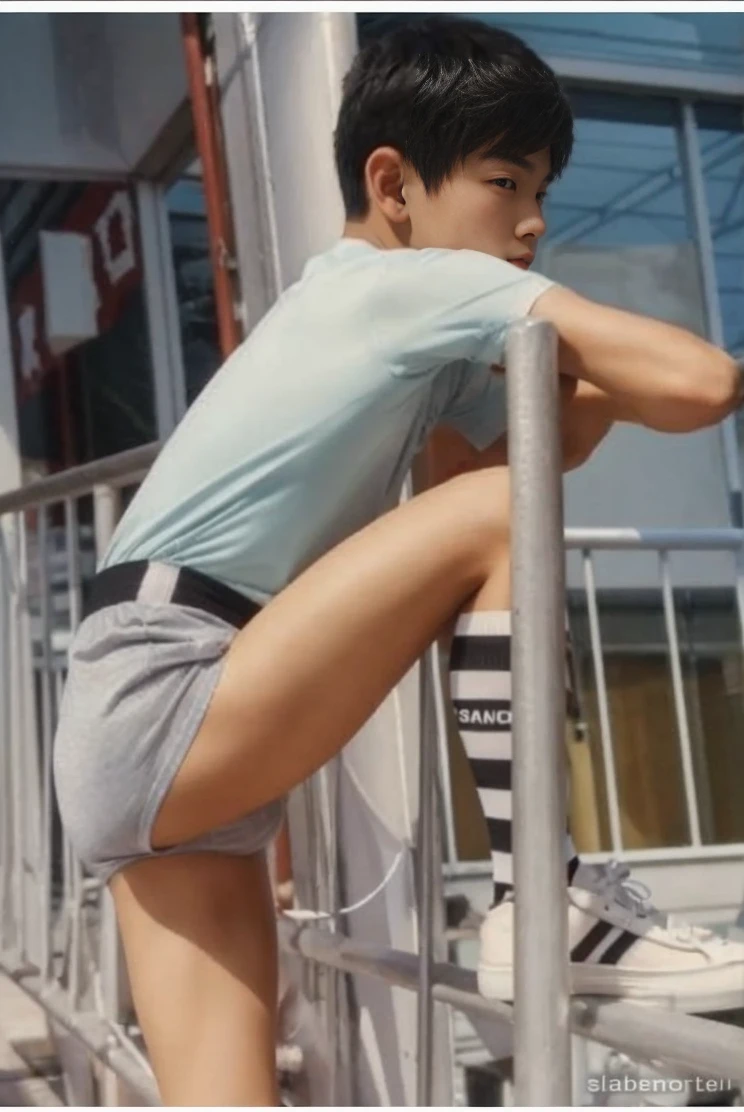 teenagers , very young , light-skin , wearing an dark red sexy underwear, tmasterpiece,k hd,the feet,Transparent sports vest,semi transparent,black long socks,The barefoot , red colour , handsome and cute , extreme cute boy , white skin , dark red underwear boxers shorts , extremely tall and cute boy ,oppa model , handsome model , full body , dark red boxers underwears short shorts , black socks , white light-skin , Chinese model , young boy , white skin , handsome and extremely cute , red boxers underwear shorts , long black socks , handsome model , at the park , jogging , model oppa , long legs , jogging , running , high knee black socks ,black long socks , stand up , extremely tall , extremely high , red underwears , red sports underwear , long black socks , clean and white legs , Chinese model , extremely long legs , looking at the camera , clean and white thigh , heavy bulge , kid face , b , wearing red underwears boxers , light and white skin , Chinese model , strike a pose , sexy pose , flexing pose , show off his handsome pose , size different , height different , tallest boy in the world , height comparison with other boy , chinese handsome model , korean handsome boy , handsome cute face , red boxers shorts , very huge bulge