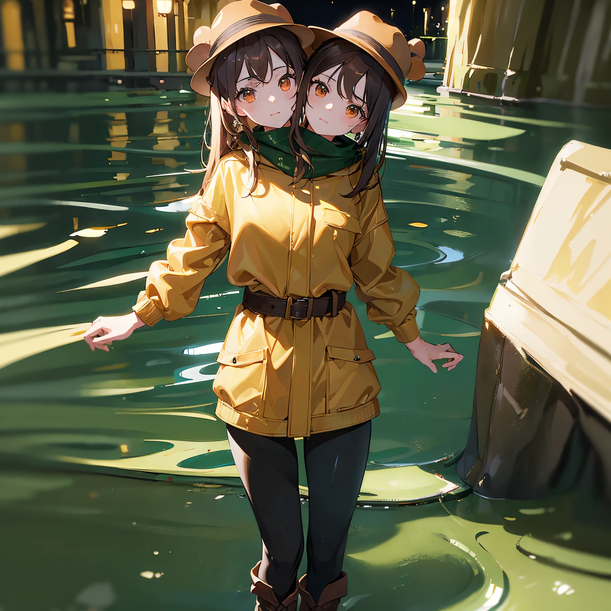 cartoon of a woman standing on a dock with a sunset in the background, makoto shinkai art style, makoto shinkai style, in style of makoto shinkai, makoto shinkai ( apex legends ), style of makoto shinkai, makoto shinkai. high detail, makoto shinkai. digital render, inspired by Makoto Shinkai