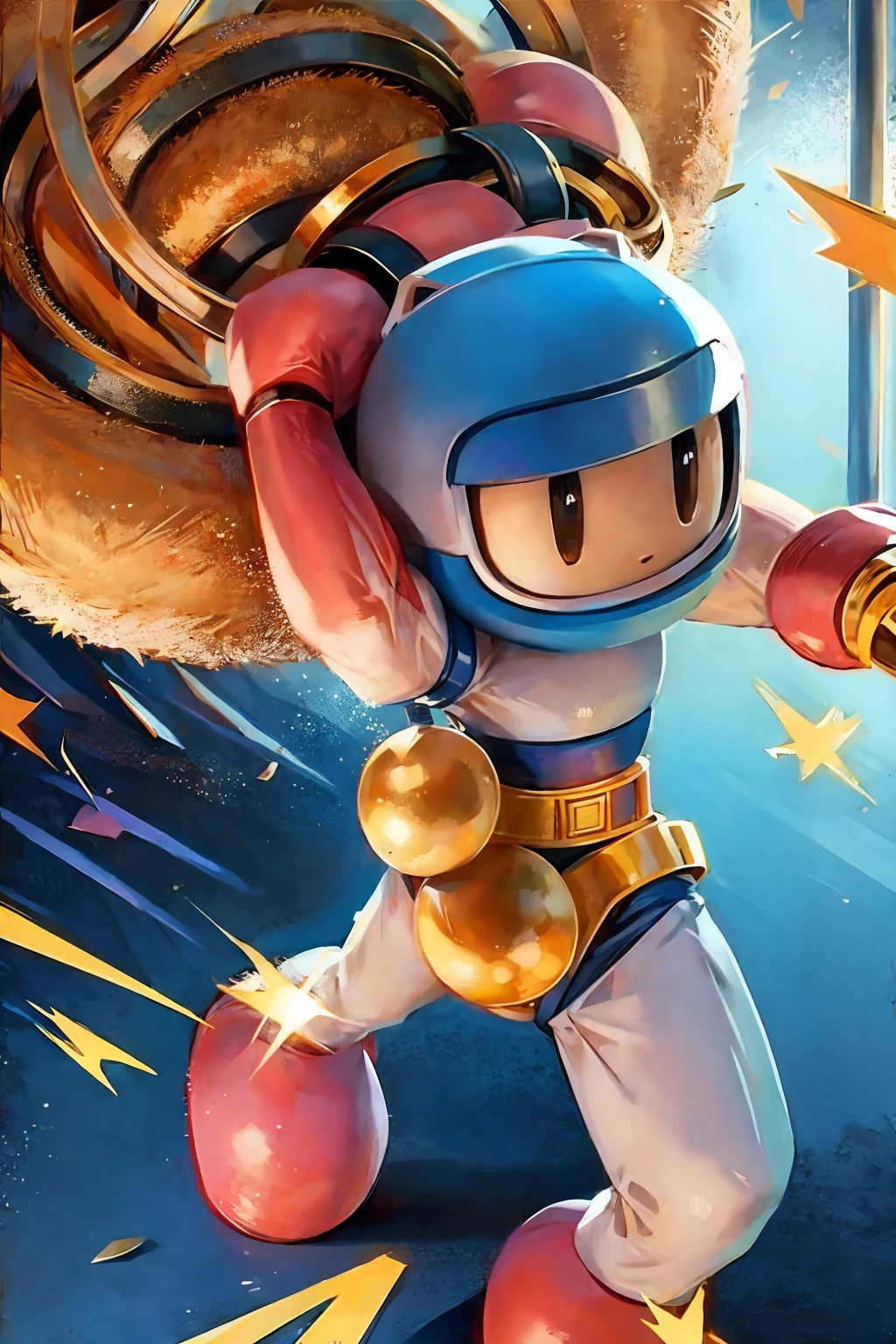 Muscular,Bomberman